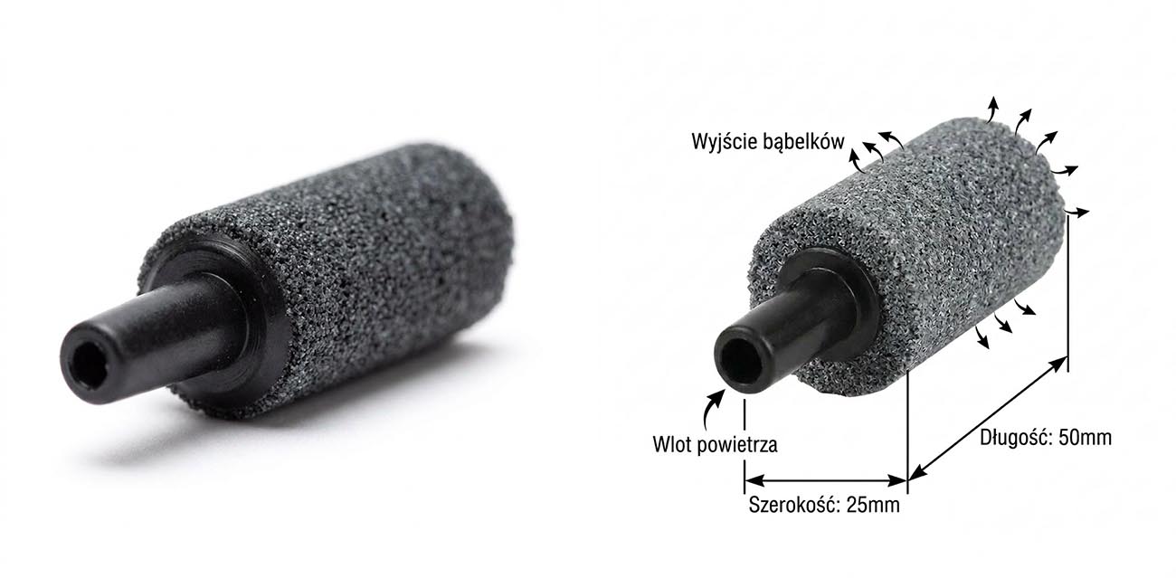 Kamień napowietrzający walec Roller M1 25x50 mm AQUAEL