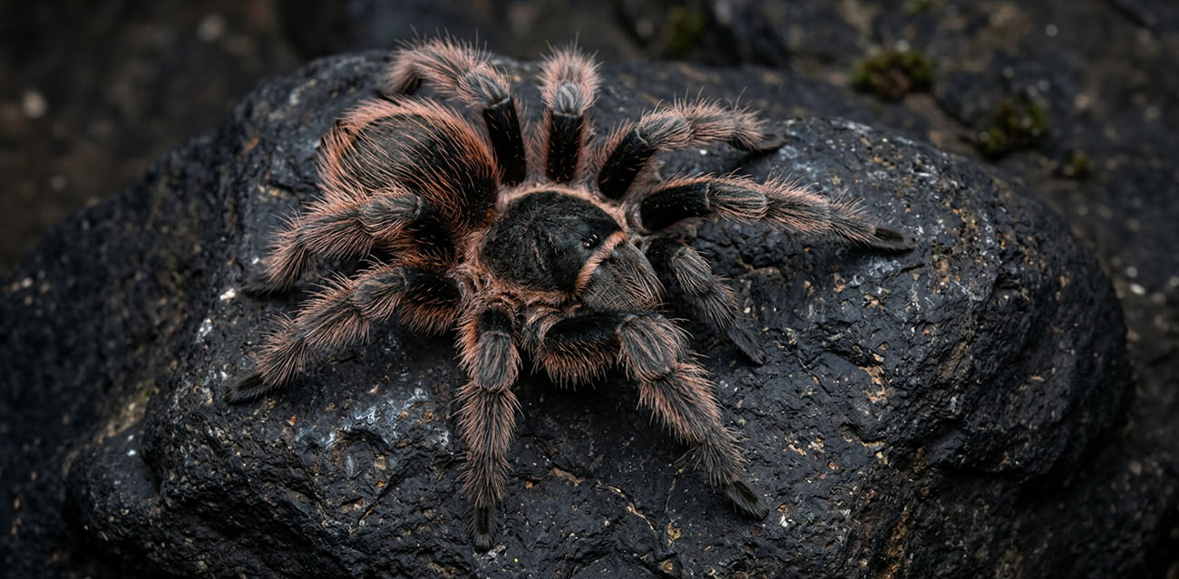 Karmienie ptasznika Nhandu carapoensis