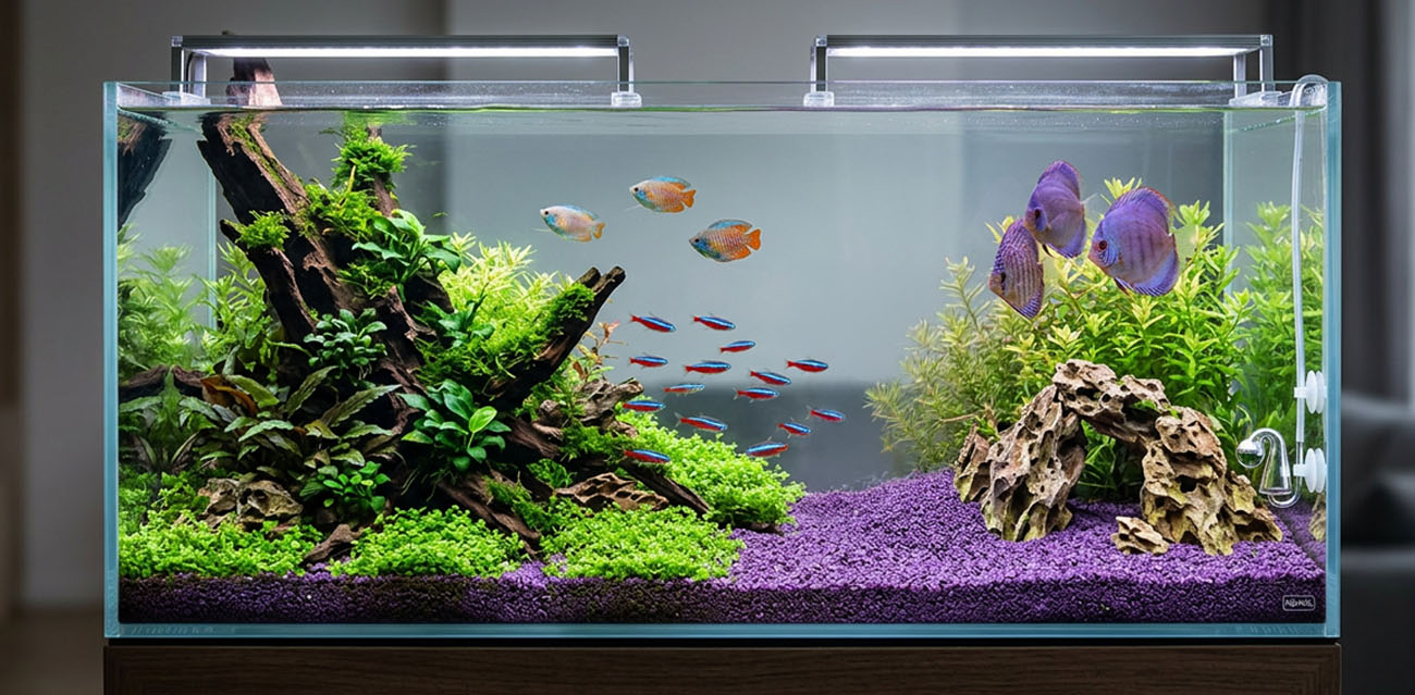 Żwirek Aqua Decoris Fioletowy AQUAEL
