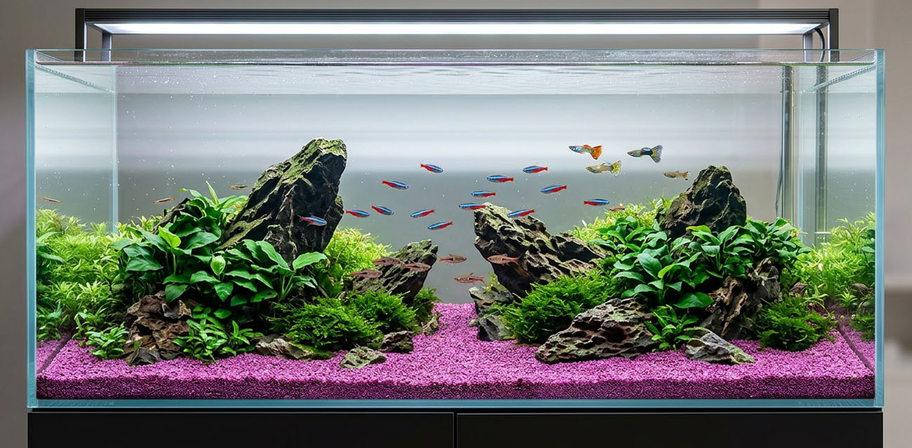 Żwirek Aqua Decoris Fuksja AQUAEL