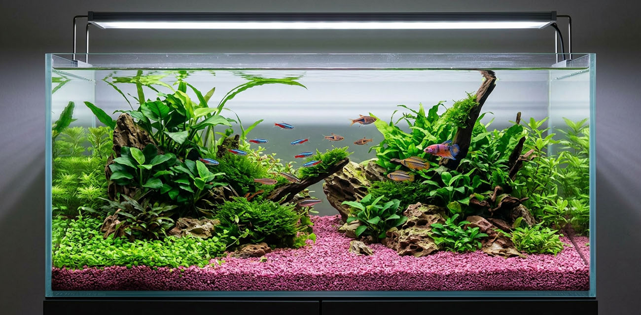 Żwirek Aqua Decoris Lila Róż AQUAEL