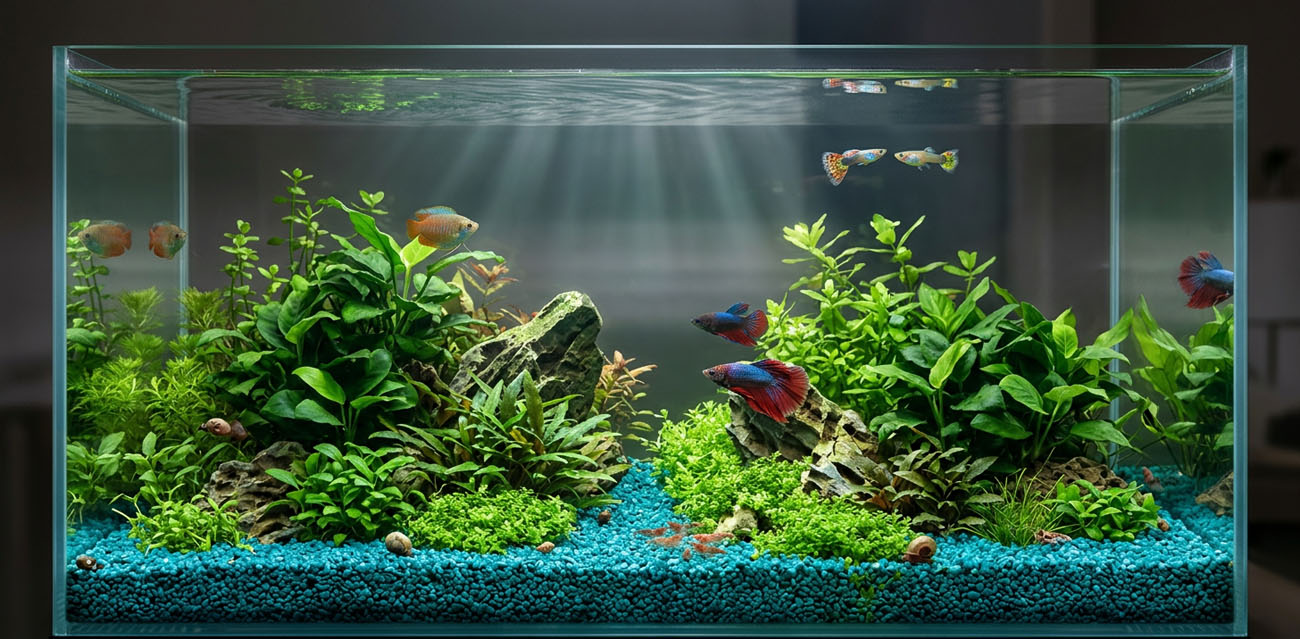 Żwirek Aqua Decoris Turkusowy AQUAEL