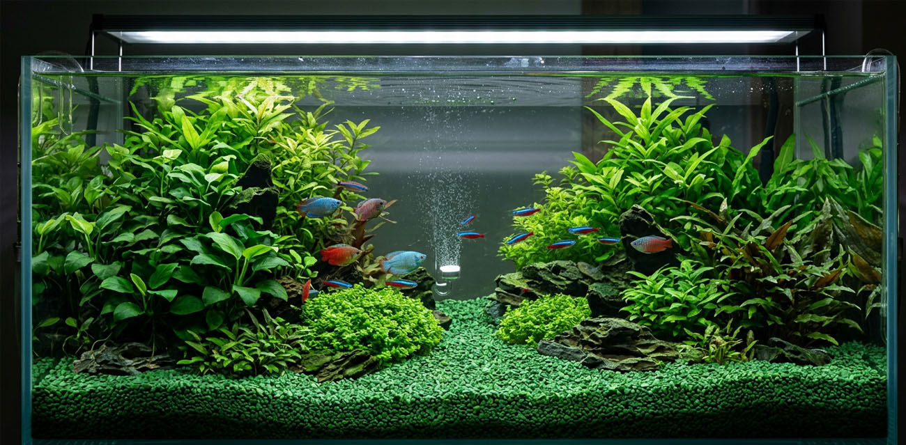 Żwirek Aqua Decoris Zielony AQUAEL