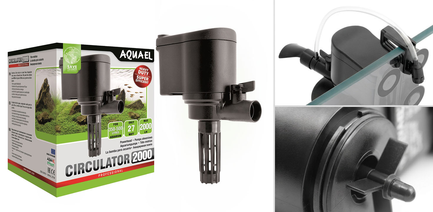 Pompa obiegowa AQUAEL Circulator 2000 l/h 27W