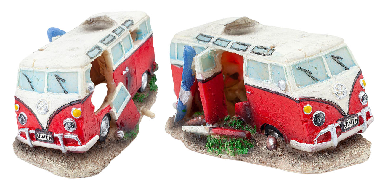 Ozdoba do akwarium Autobus 16,5 cm Happet