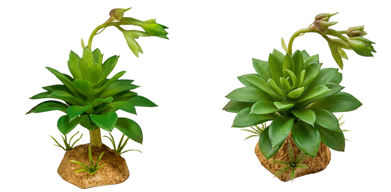 Sztuczna roślina do terrarium Sukulent Green 11,5 cm Repto Plant