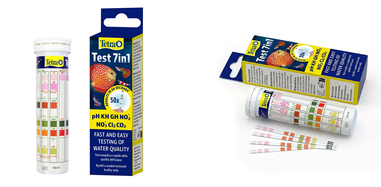 Tetra Test 7w1 (50 sztuk) - wielofunkcyjne testy paskowe do wody