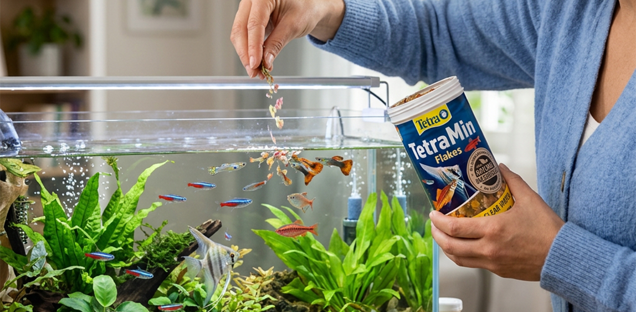 Tetra TetraMin (250 ml) - uniwersalny pokarm w płatkach dla ryb ozdobnych