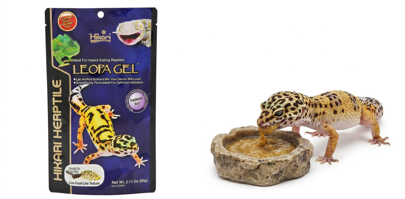 HIKARI Leopa Gel - kompletny pokarm dla jaszczurek owadożernych