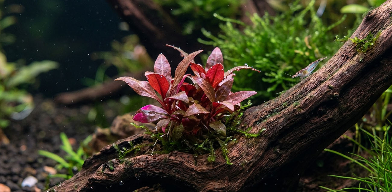 Alternanthera reineckii 'Mini' - roślina do akwarium