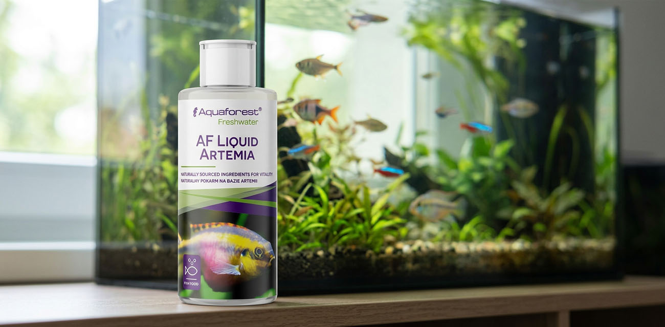 Aquaforest Liquid Artemia Freshwater - płynny pokarm dla ryb