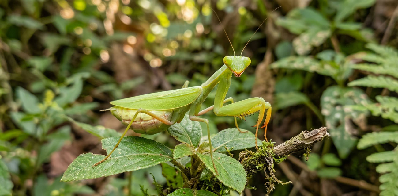 Wygląd i zachowanie Sphodromantis viridis