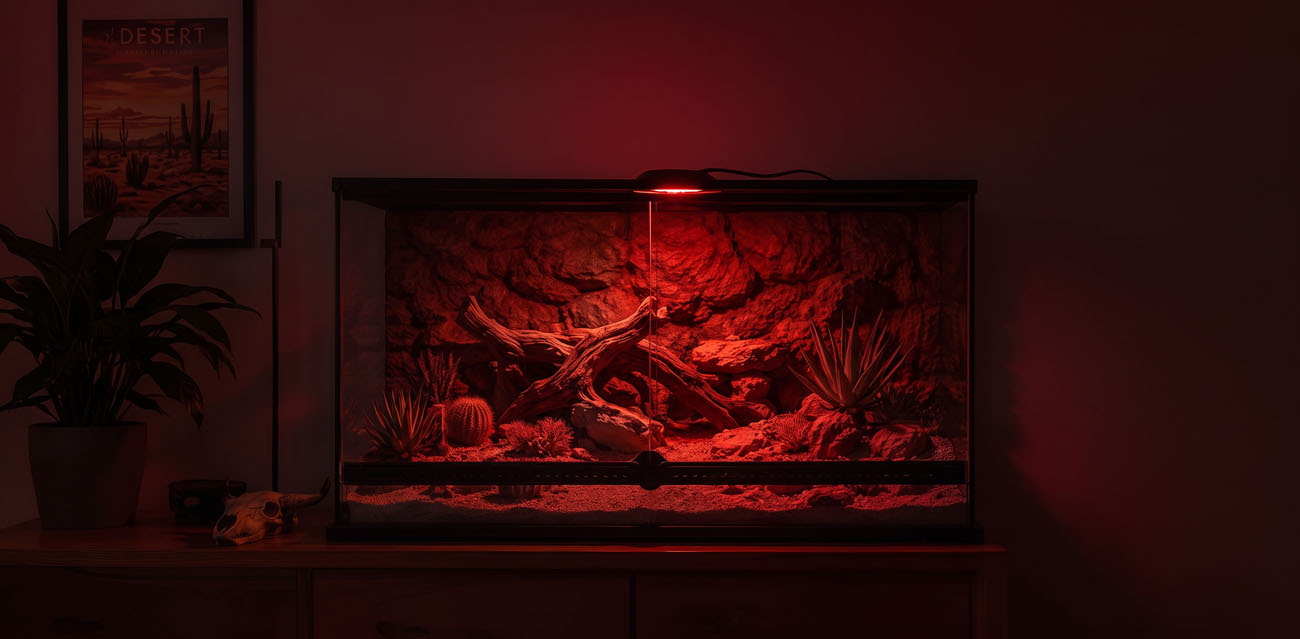 Oświetlenie LED 3w1 do terrarium