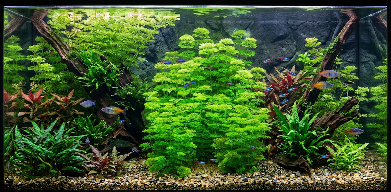 Limnophila sessiliflora - idealna roślina na start akwarium