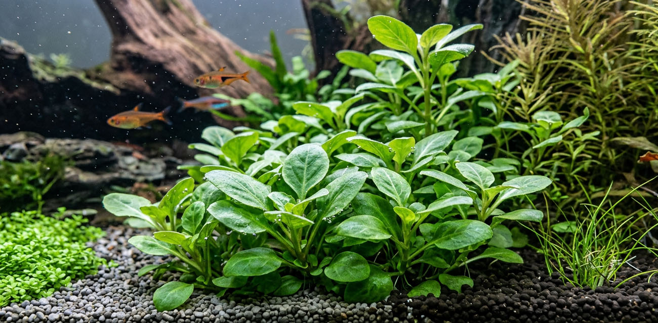 Lobelia cardinalis ’Mini’ - roślina do akwarium