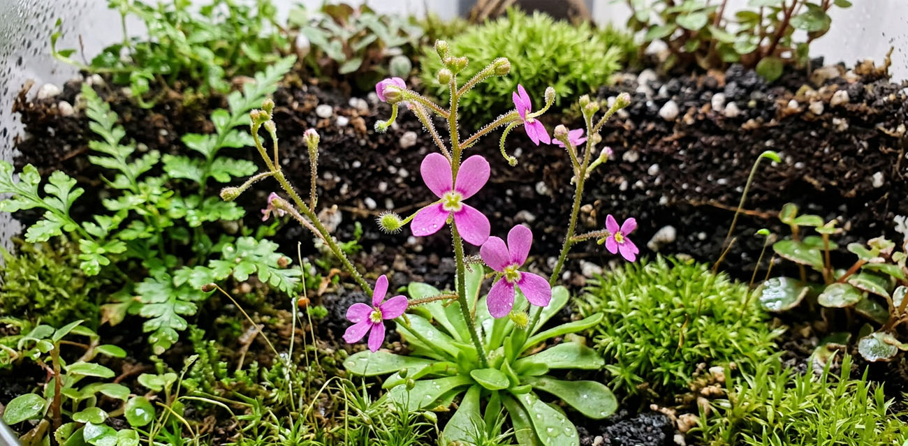 Stylidium debile - roślina katapulta do terrarium