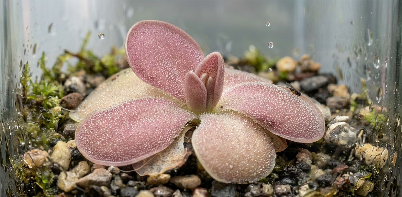 Karmienie Pinguicula 'Sethos'