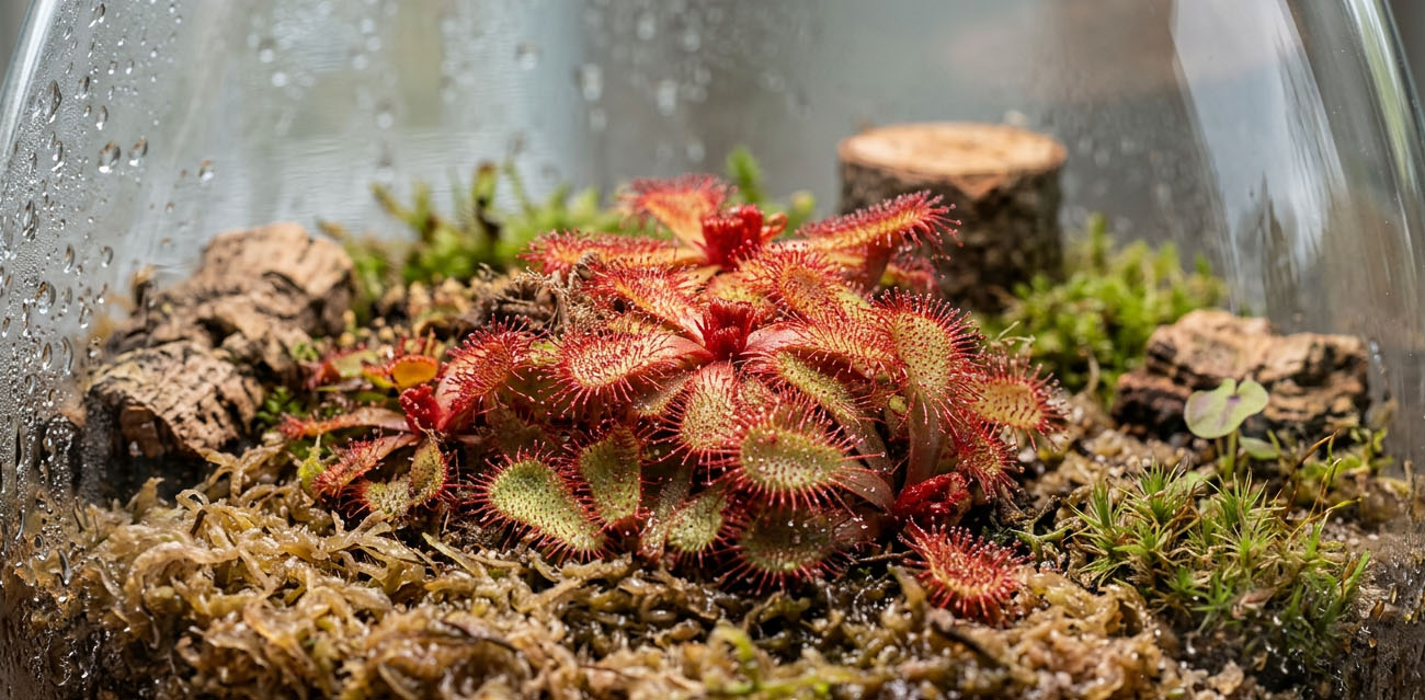 Drosera slackii - roślina owadożerna rosiczka slacka do terrarium