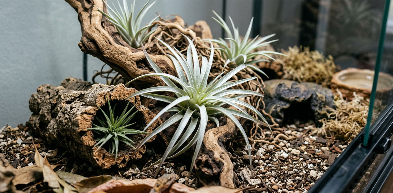 Bezpieczna dekoracja dla mieszkańców terrarium