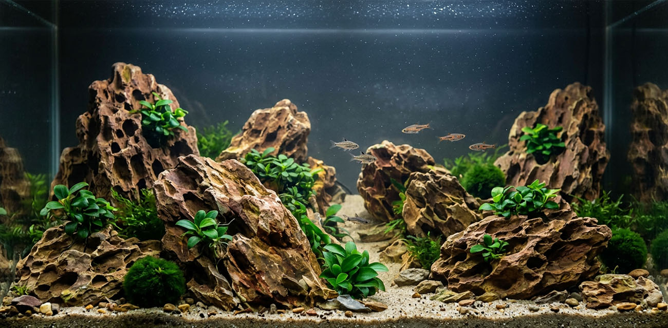 Anubias barteri nana ’Petite’ - roślina do akwarium