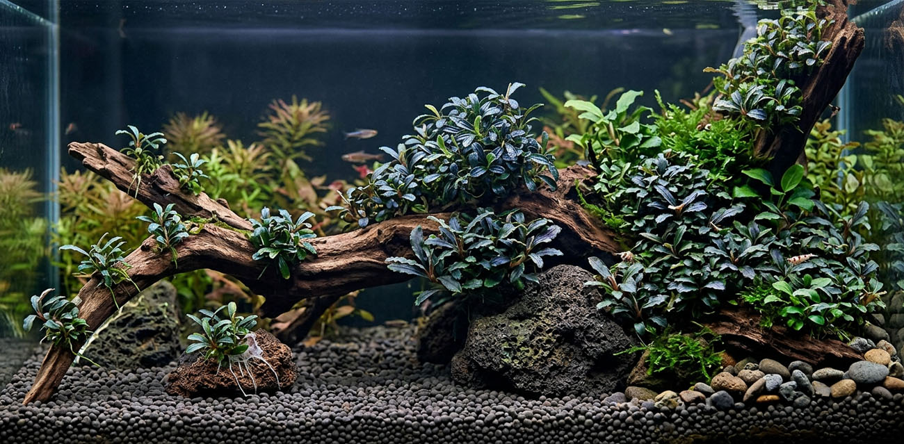 Bucephalandra sp. ’Aqua Artica’ - roślina do akwarium