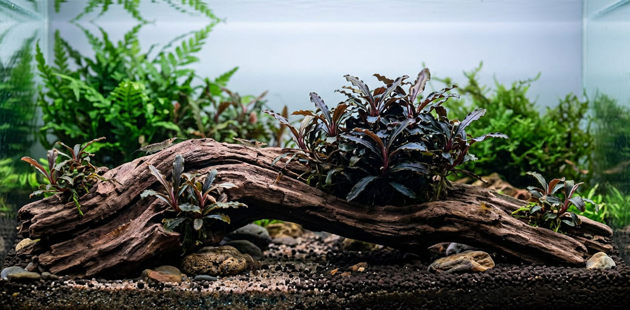 Bucephalandra sp. ’Kedagang’ - roślina do akwarium