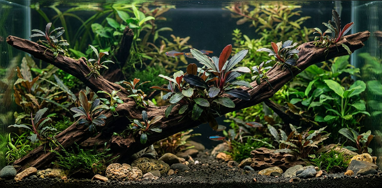 Bucephalandra sp. ’Ulysses’ - roślina do akwarium