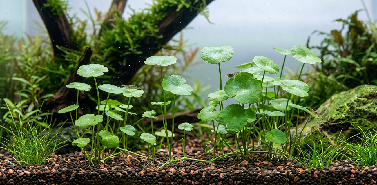 Hydrocotyle verticillata - roślina do akwarium