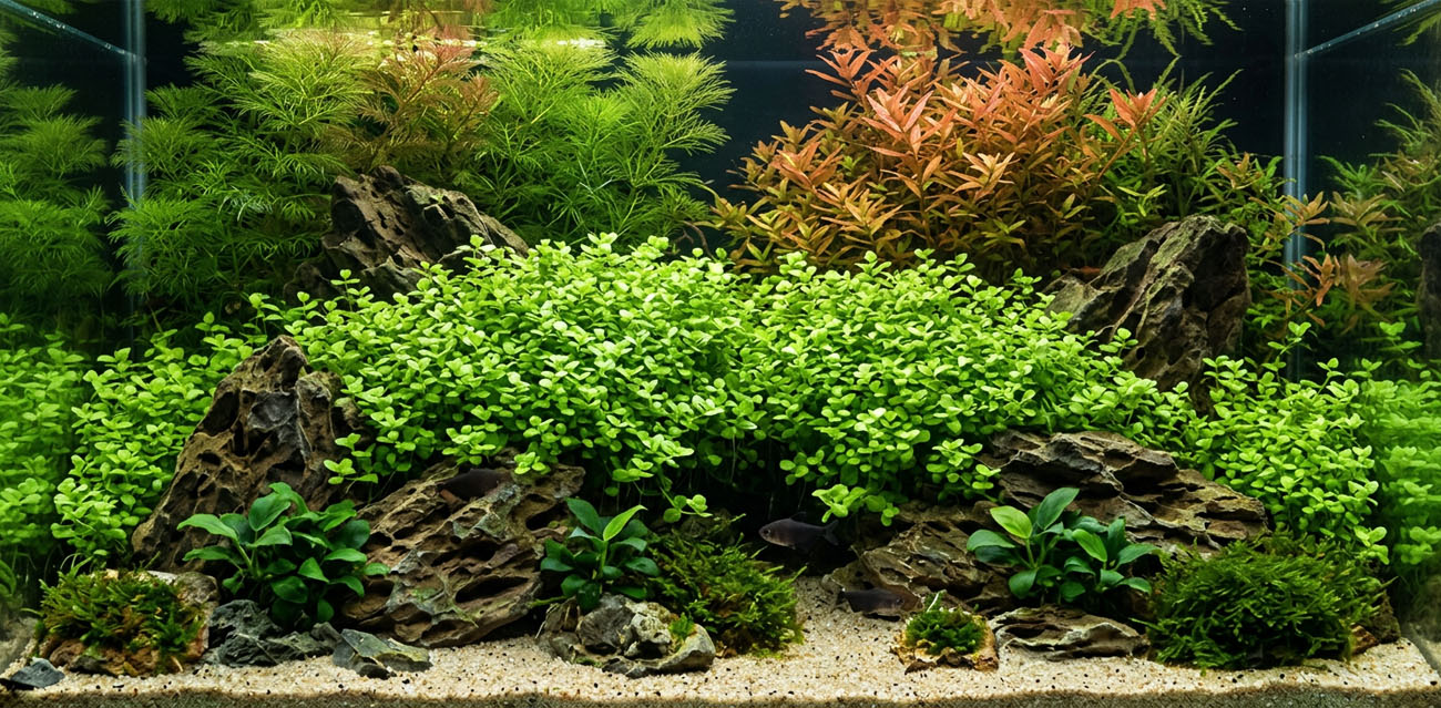 Lysimachia nummularia - roślina do akwarium
