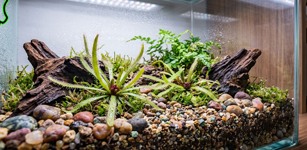 Pinguicula 'Calderoniae - Llano del Conejo' - roślina owadożerna tłustosz do terrarium