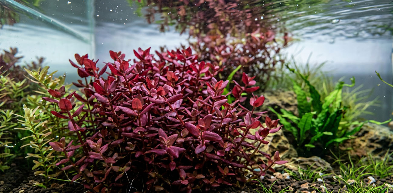 Bacopa salzmannii 'Purple' - roślina do akwarium