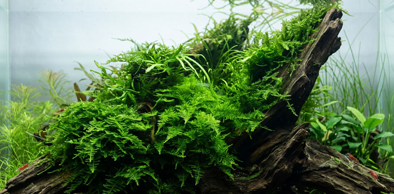 Vesicularia montagnei 'Christmas Moss' - mech do akwarium