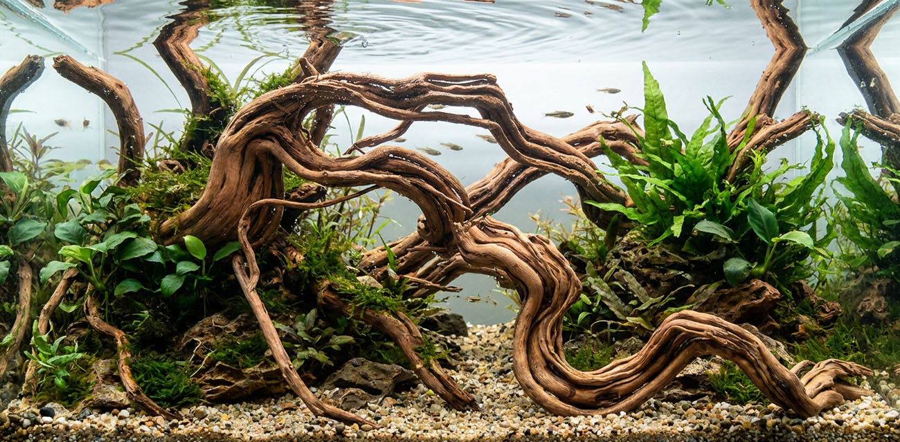 Korzeń Azalea Wood naturalna dekoracja do akwarium i terrarium