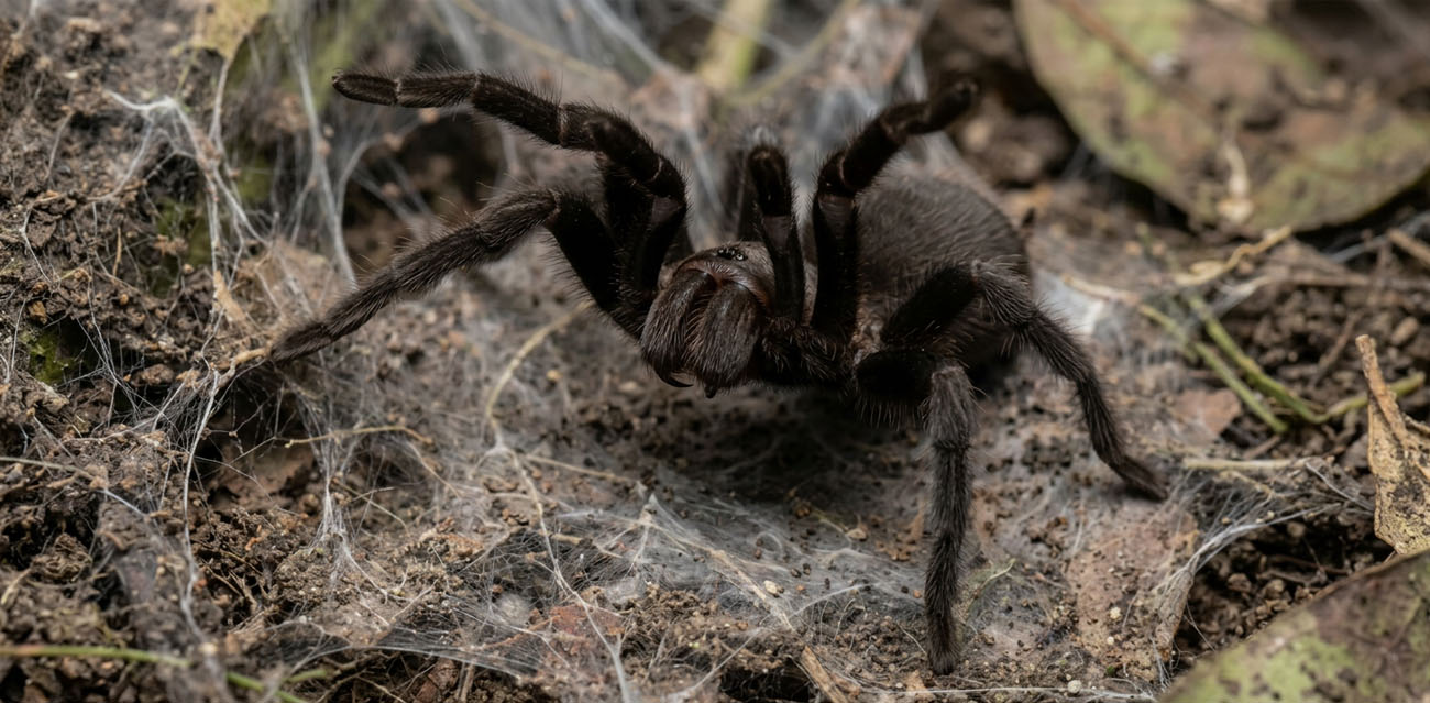 Terrarium i warunki hodowli Chilobrachys sp. Kaeng Krachan
